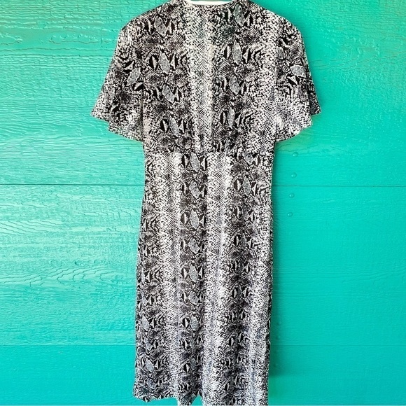 BLOOMINGDALE’S AQUA SHEER LAYER MIDI DRESS SIZE XS NWT - Picture 9 of 9